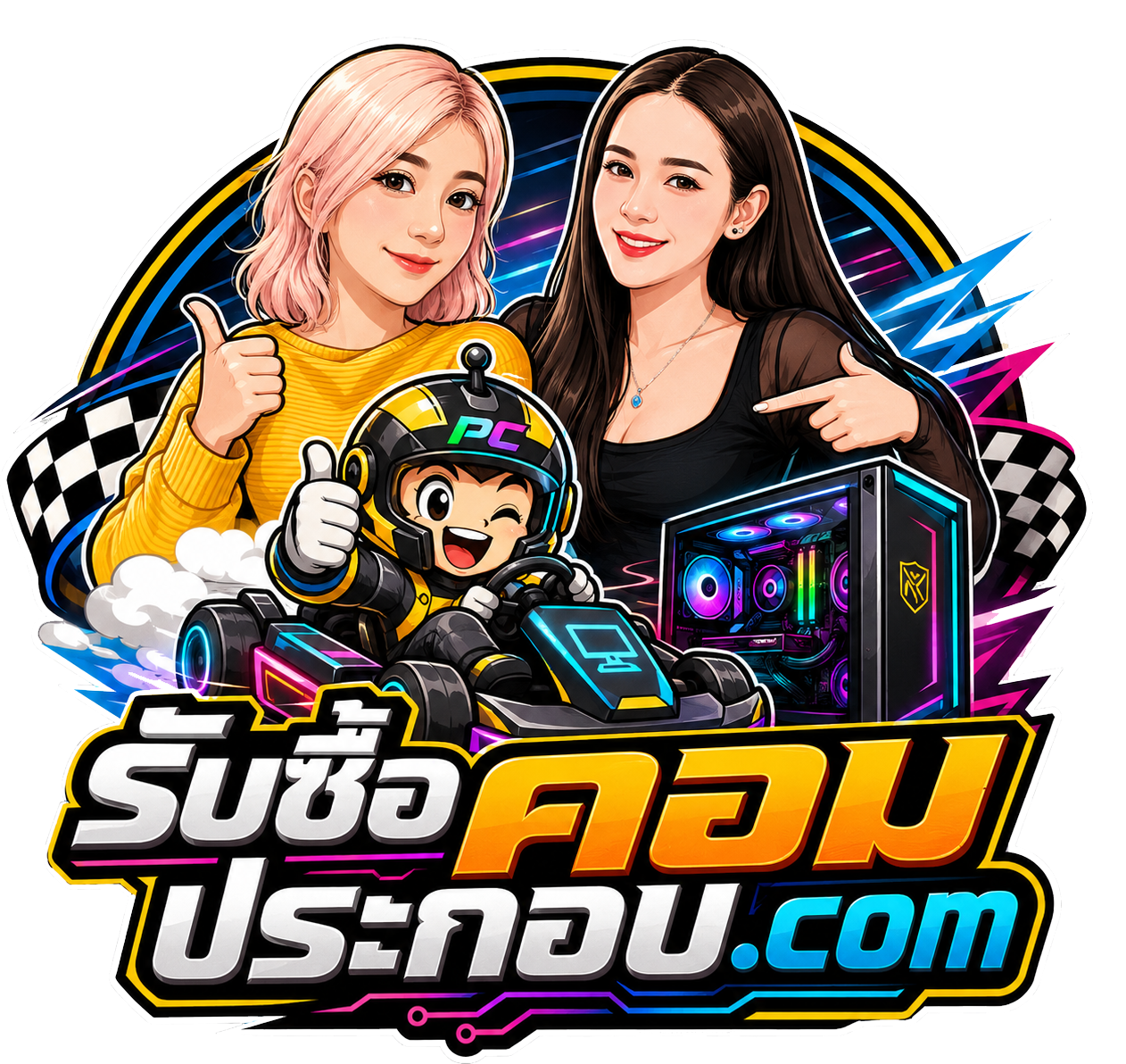 โลโก้ รับซื้อคอมประกอบ.com